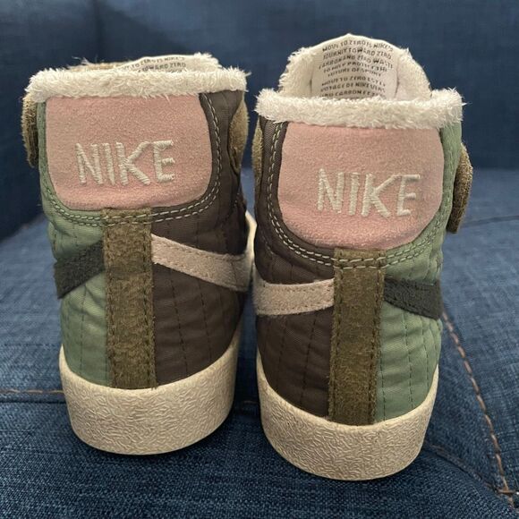 Nike blazer green little girl shoe size 11C - Picture 4 of 9